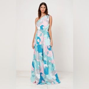 SWF one shoulder maxi dress